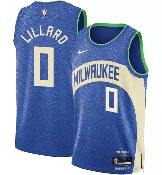 Damian Lillard - Milwaukee Bucks - City Edition Jersey 23/24