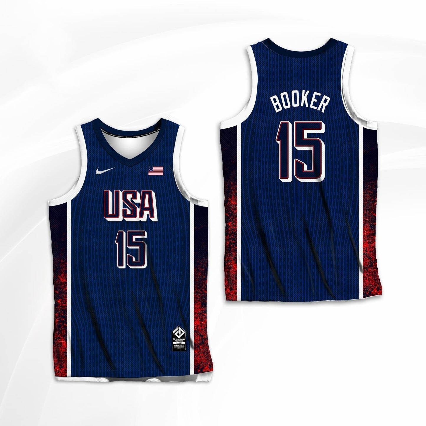 Devin Booker - USA Basketball Jersey 2024 (blue)